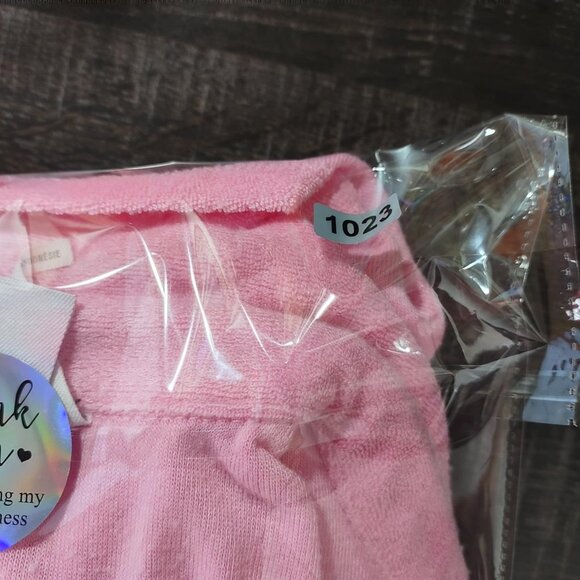 Out From Under Urban Outfitters Gabbie Collared Cropped Baby Pink Y2K vibes Top - Picture 10 of 10